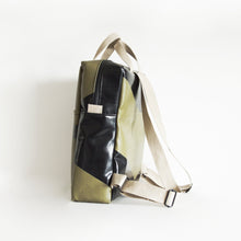 Load image into Gallery viewer, SAGE WATERPROOF BACKPACK / black / olive green