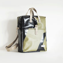 Load image into Gallery viewer, SAGE WATERPROOF BACKPACK / black / olive green
