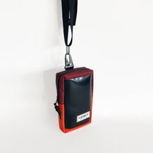 Load image into Gallery viewer, VADA PHONE POUCH / maroon / orange