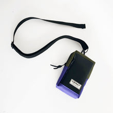 Load image into Gallery viewer, VADA PHONE POUCH / olive green / purple