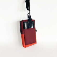 Load image into Gallery viewer, VADA PHONE POUCH / maroon / orange