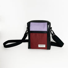 Load image into Gallery viewer, DARLA CROSS BODY BAG black / lilac / maroon