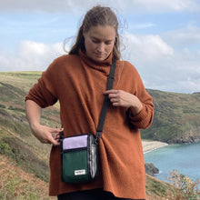 Load image into Gallery viewer, DARLA CROSS BODY BAG black / lilac / green