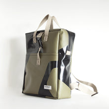 Load image into Gallery viewer, SAGE WATERPROOF BACKPACK / black / olive green
