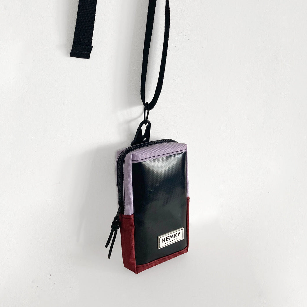 VADA PHONE POUCH / lilac / maroon